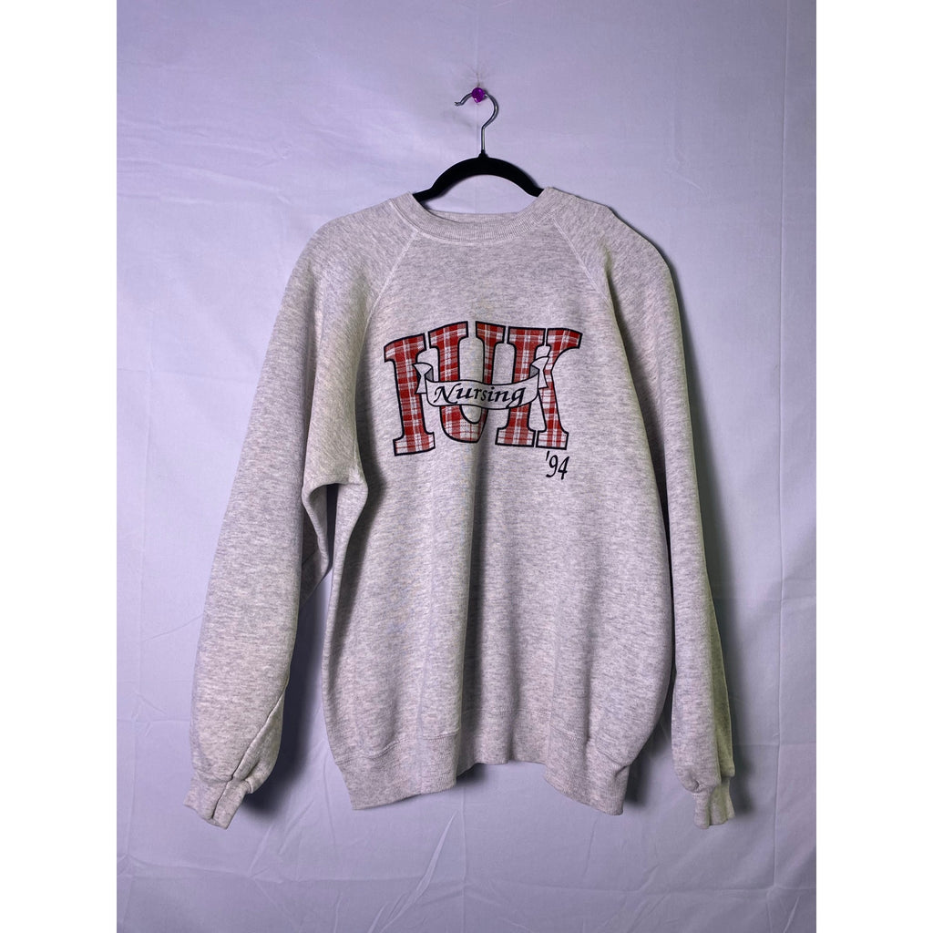 Vintage 1994 IU Indiana University NURSING Crewneck Sweatshirt Womens Medium