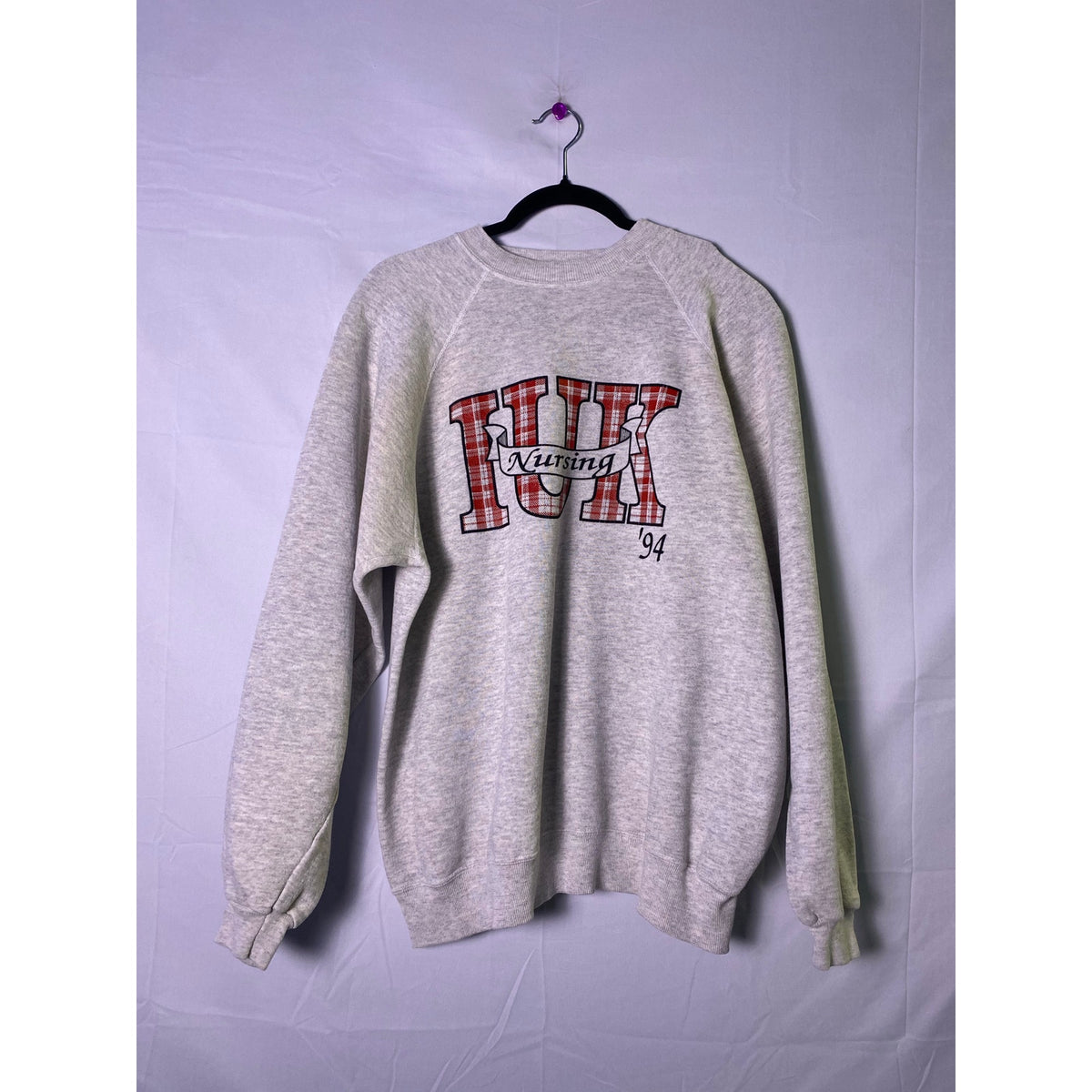 Vintage 1994 IU Indiana University NURSING Crewneck Sweatshirt Womens Medium