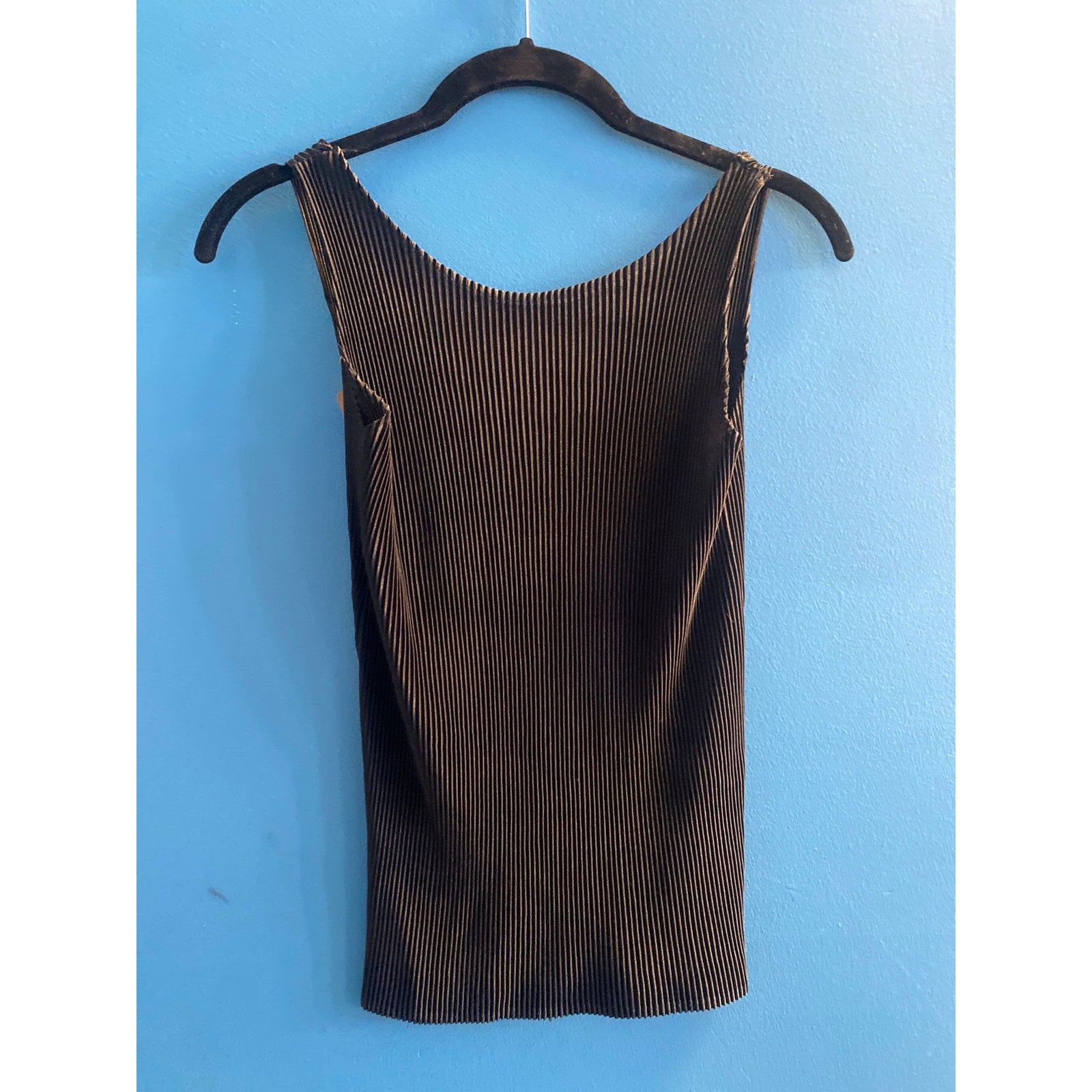Vintage 90s Younique Black Tank Top Sleeveless Women's Size Small