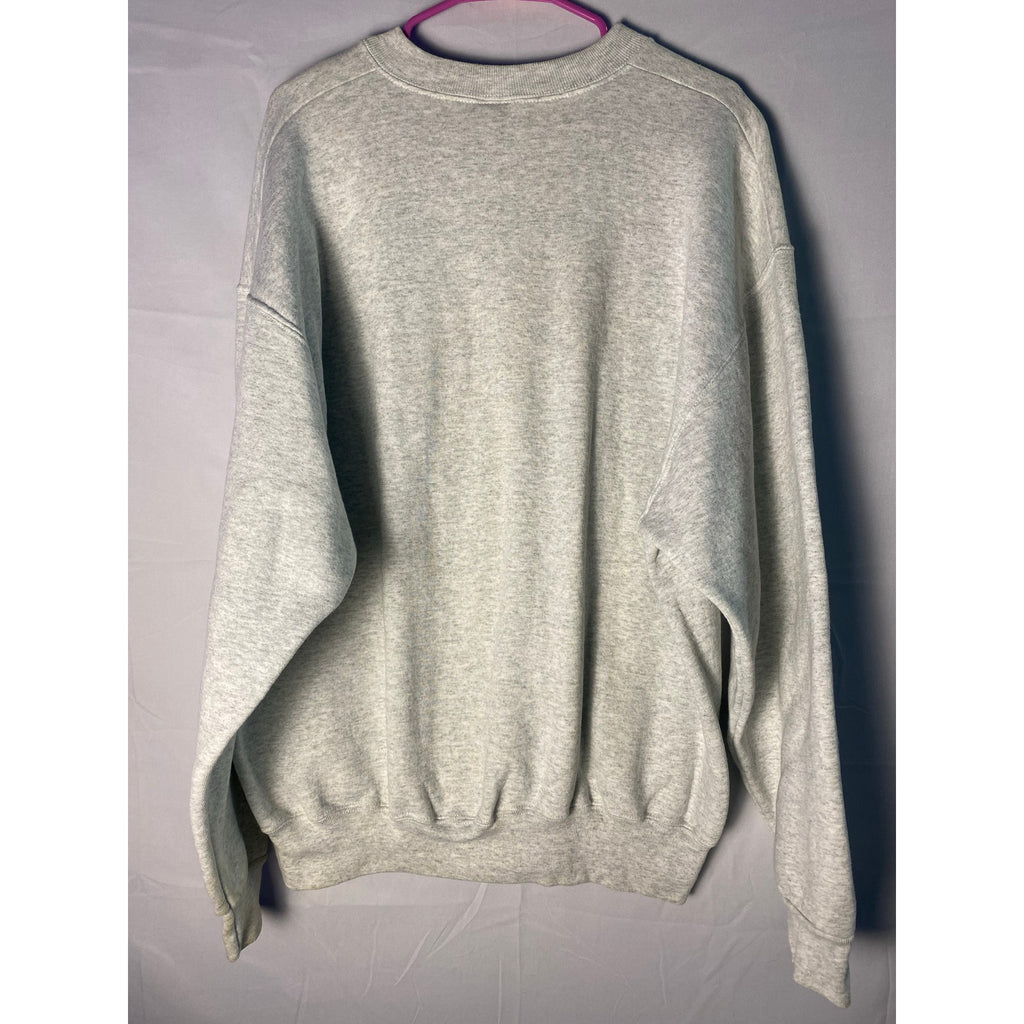 Fruit of the Loom Graceland Eagle Basketball Eagle Air Gray Crewneck Sweater XL