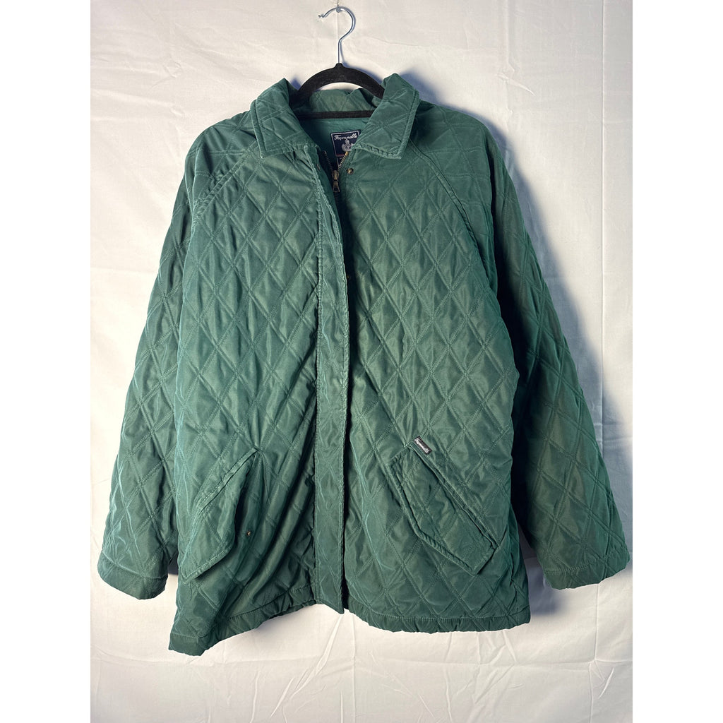 Facconable Quilted Green Jacket