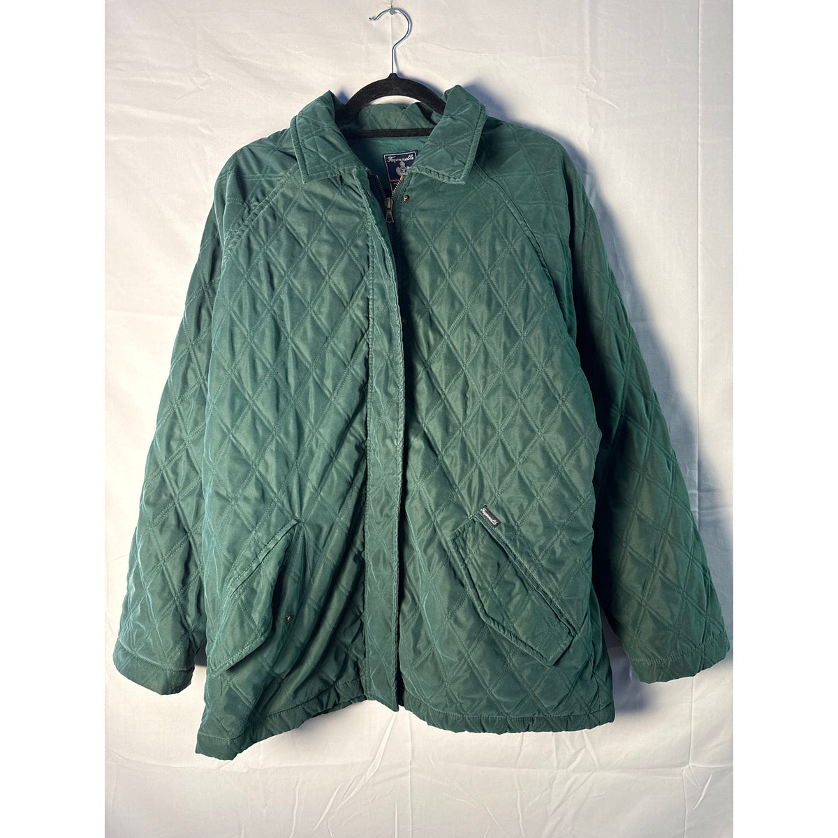 Facconable Quilted Green Jacket