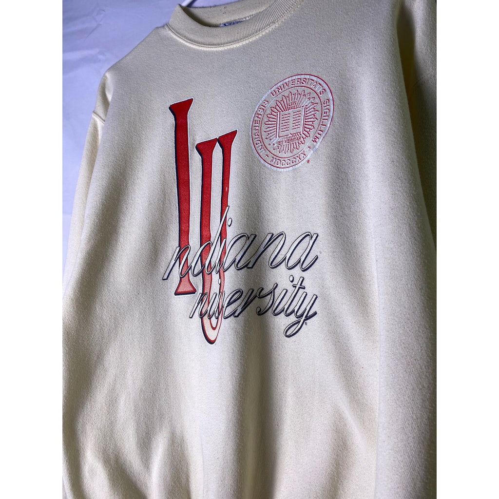 Cream Vintage IU Indiana University Crew Neck