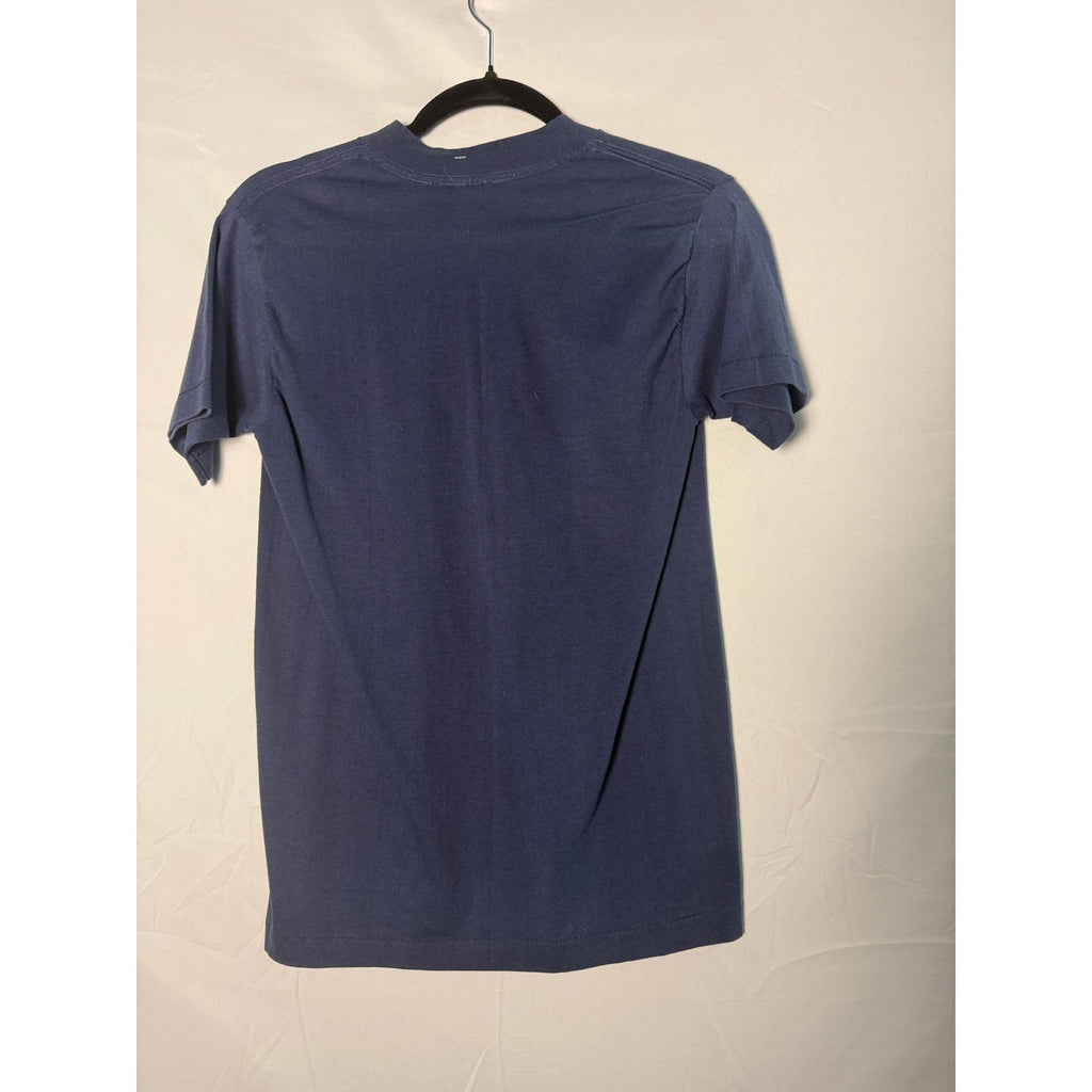 80s/90s Vintage Playboy Logo Print Navy Blue Crewneck Shirt Women's Size Small