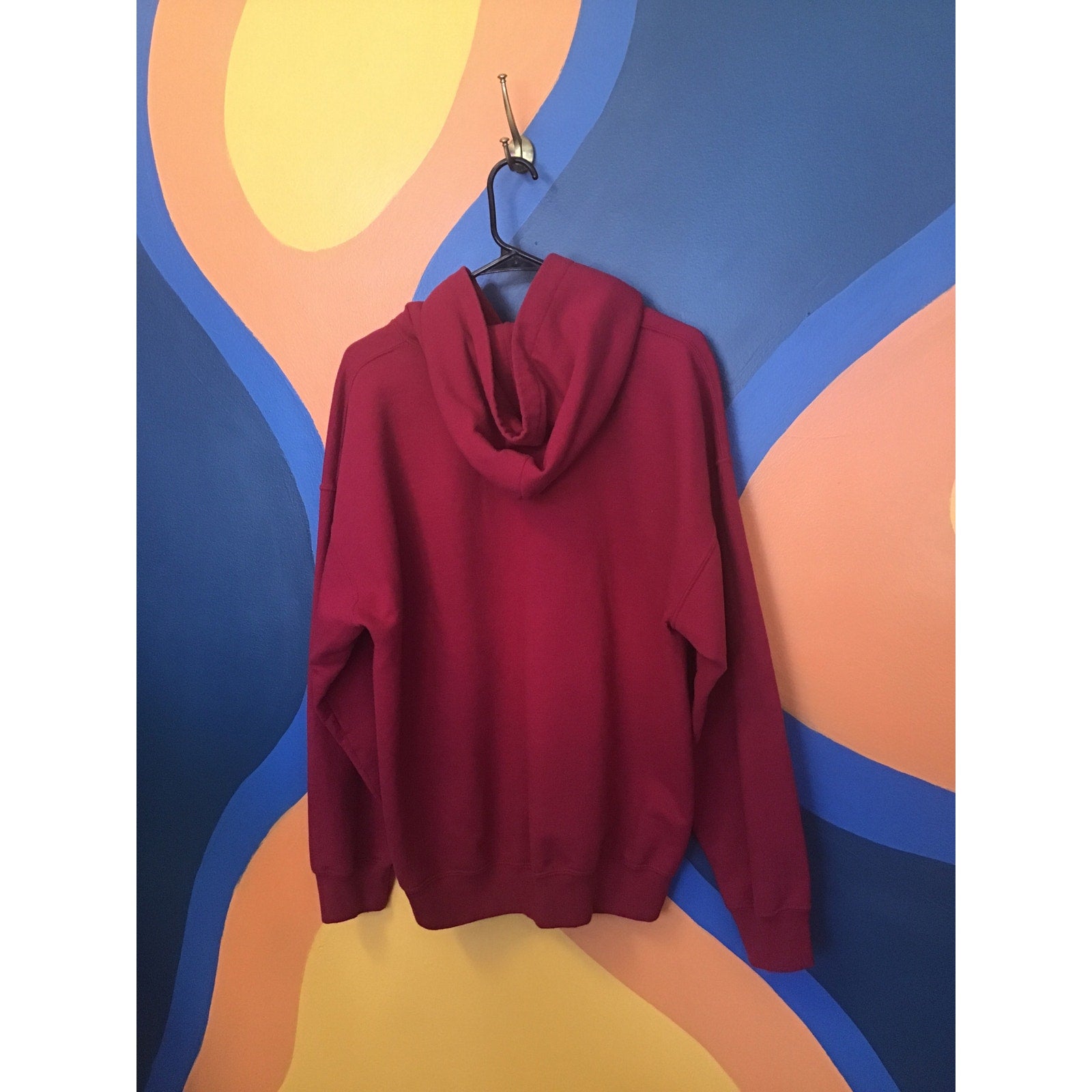 Gildan Indiana University Red Hoodie Sweatshirt Pullover Men's Size Large