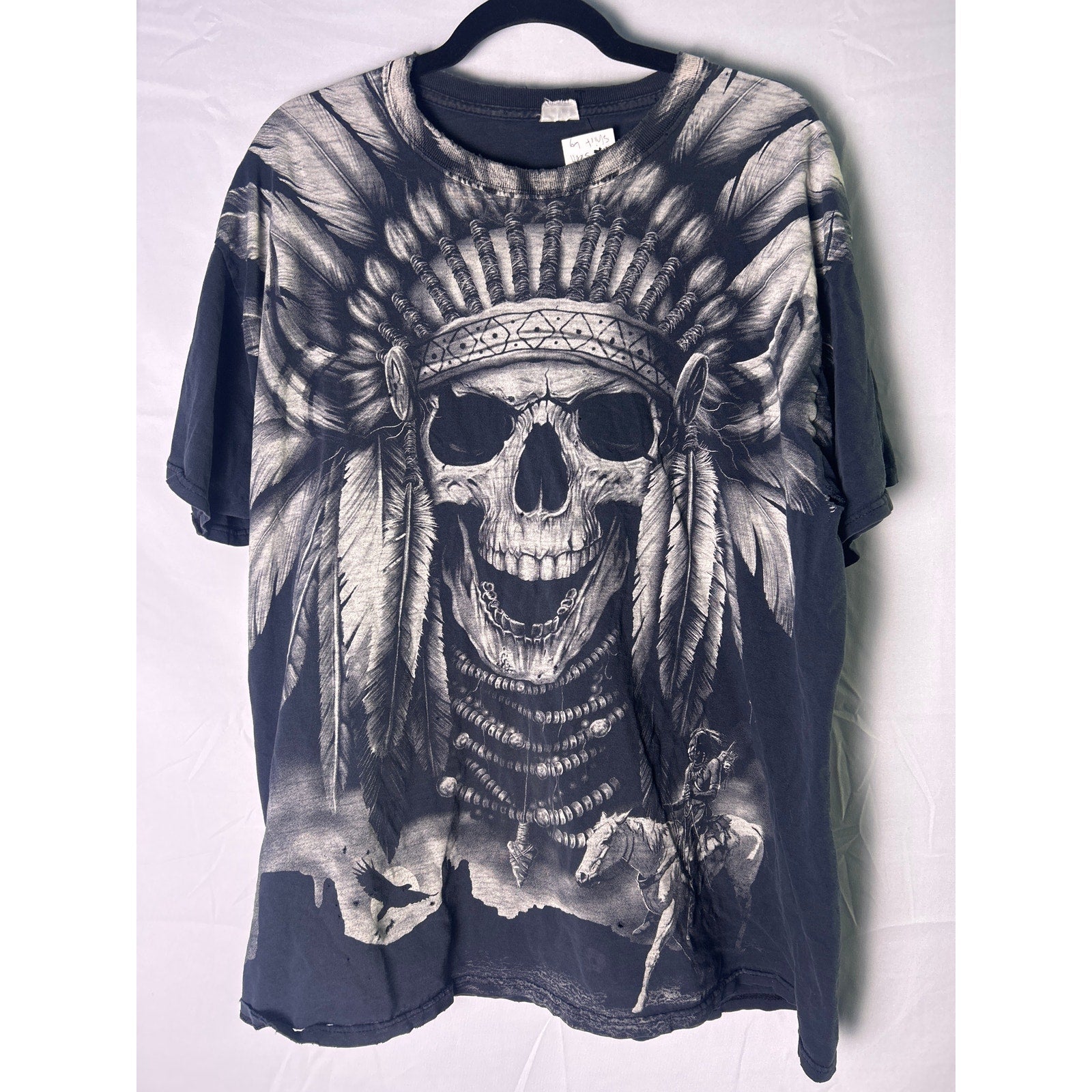 Vintage 1990 Native Pride Warrior T-Shirt Oka Quebec Stand-Off Men’s Size Large