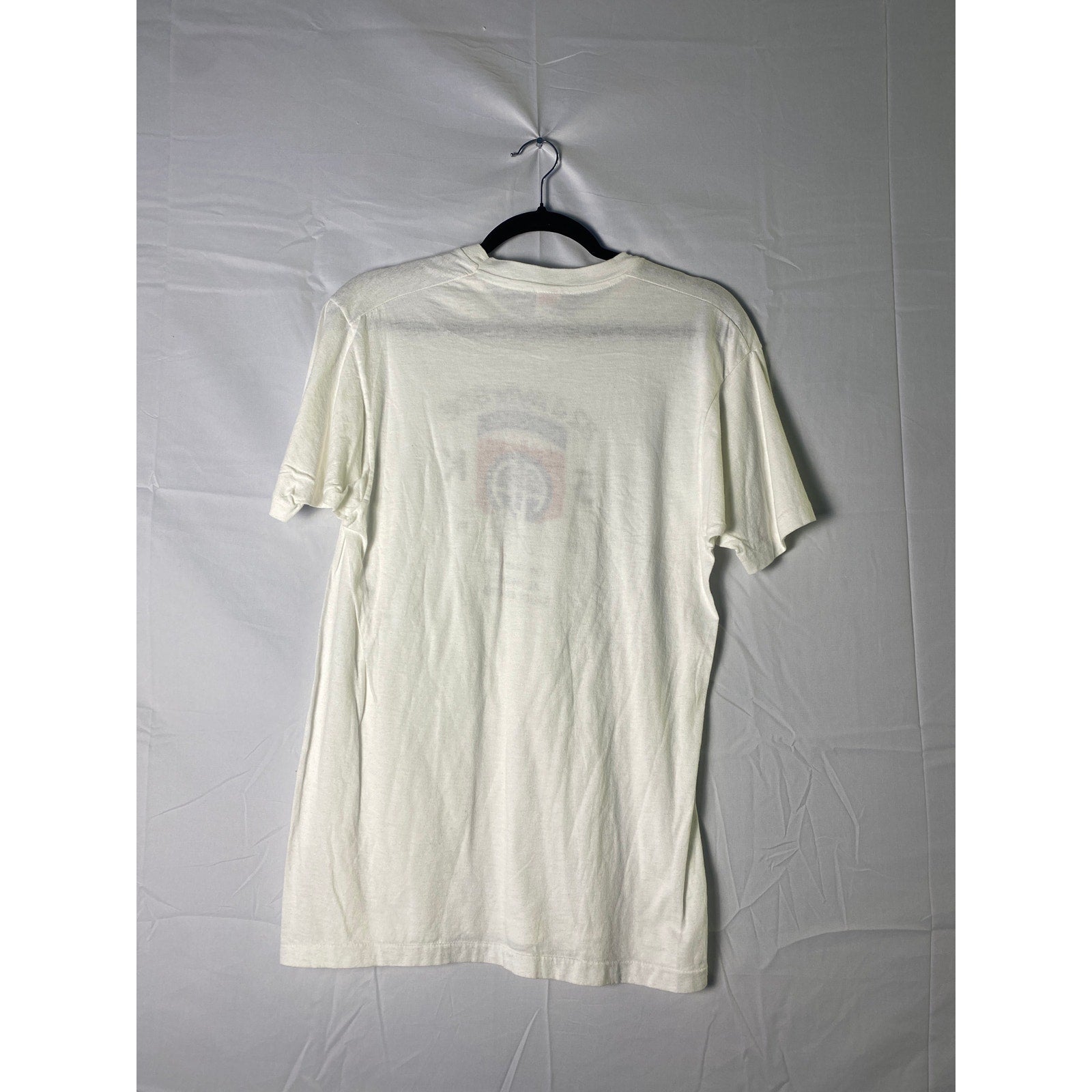 82nd Airborne Division 5K AL-HASSA Saudi Arabia White T-Shirt Men's Size Large