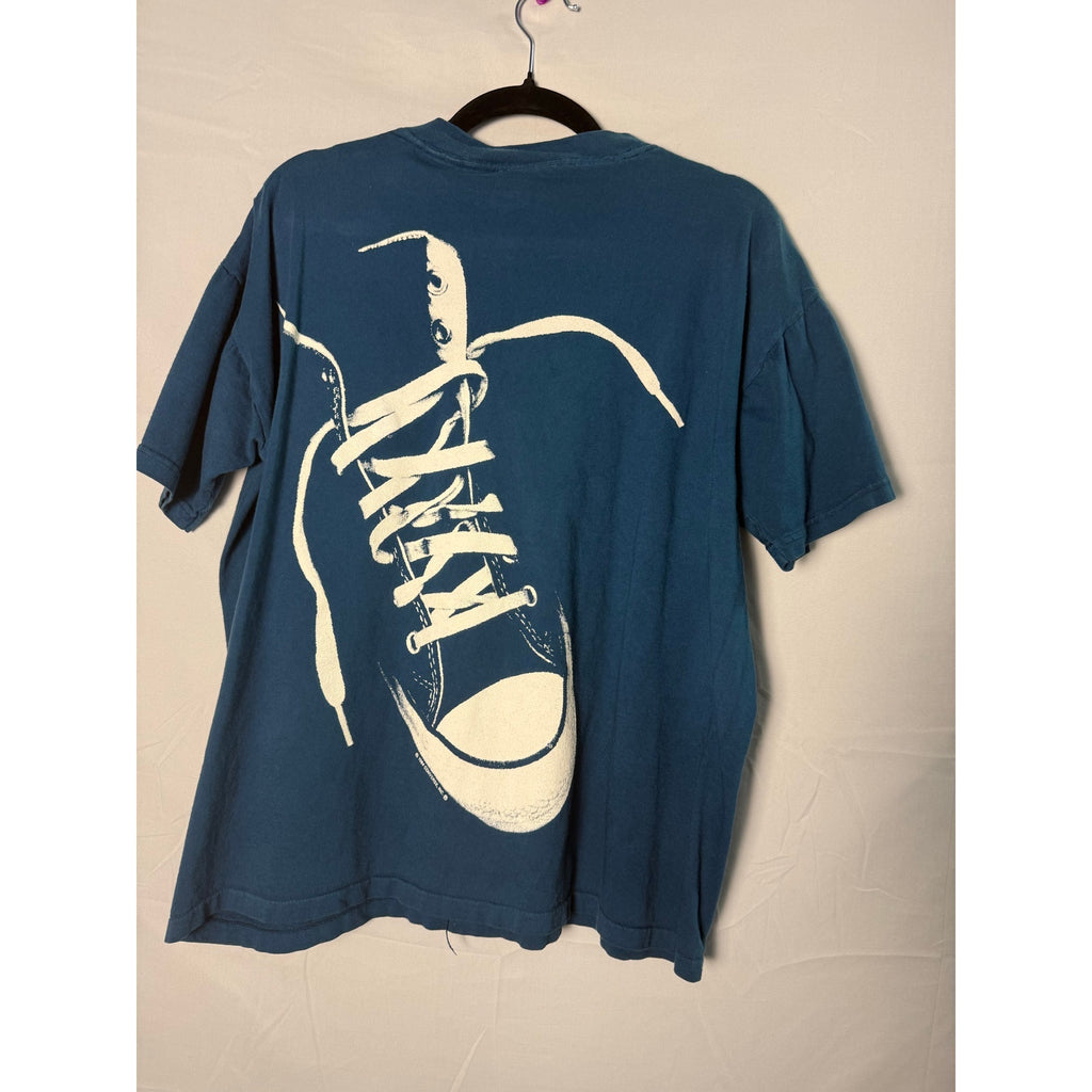 Vintage 1994 Converse Chuck Taylor All Star Patch Graphic T-shirt Men's Large