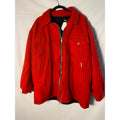Heavy Weighted Red+Black Reversible Marlboro Zip-Up Coat
