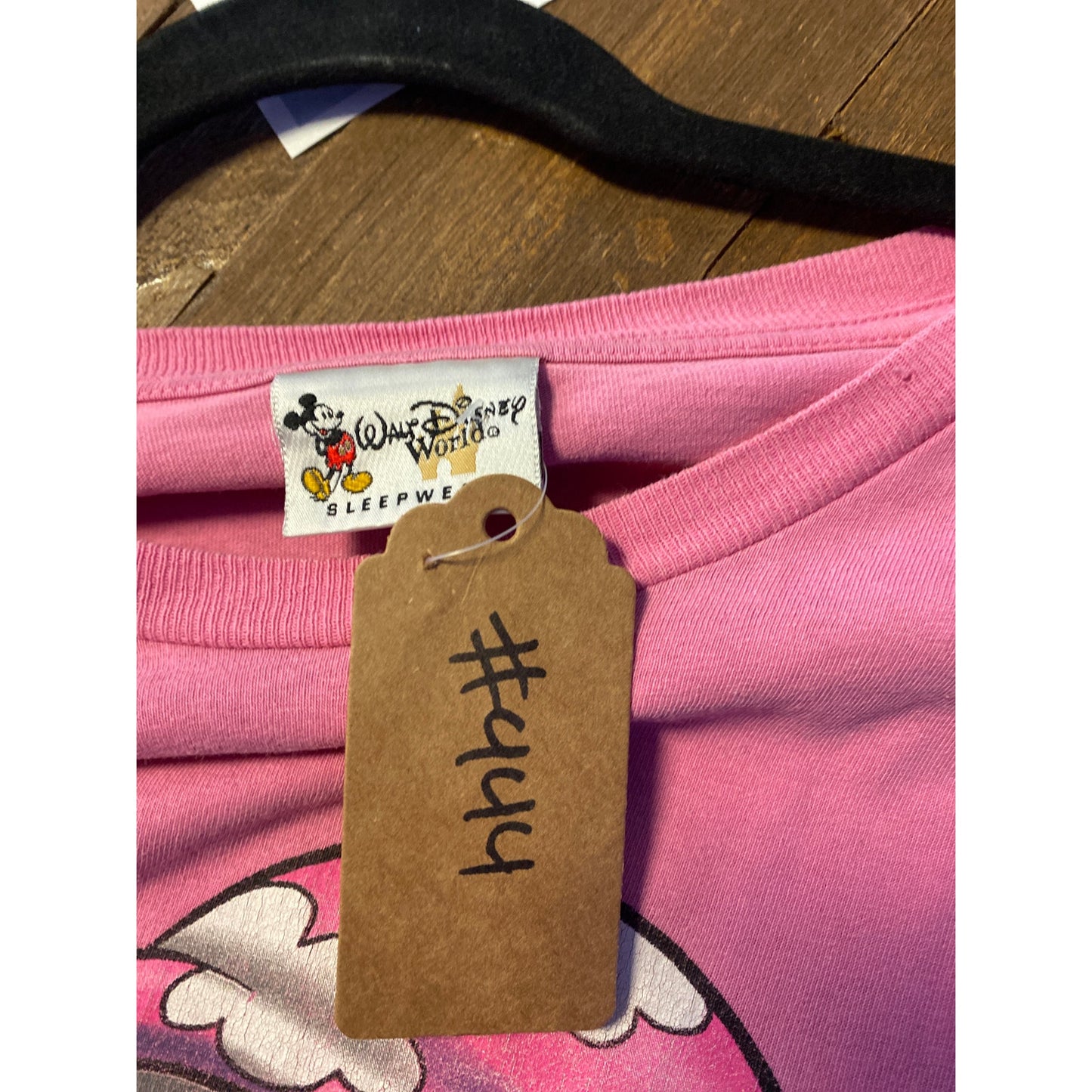 Walt Disney World Pink Sleepwear Shirt Dress Eeyore Hot Cocoa Women's One Size