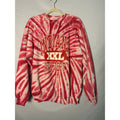 Hanes Indiana University Athletic Department Red White Tie Dye Sweatshirt XL