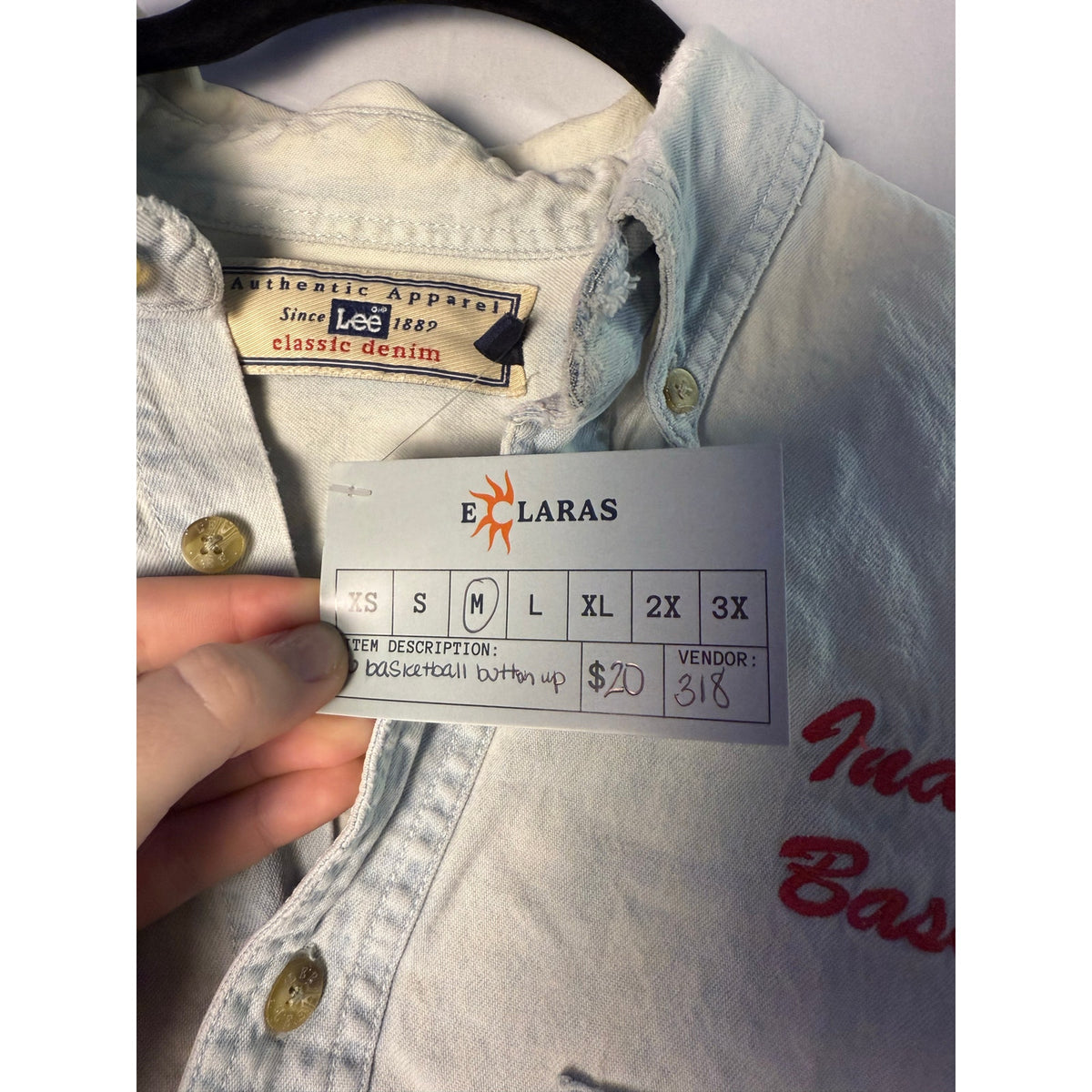 Indiana basketball button down