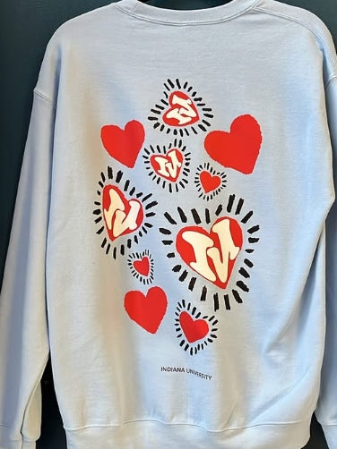 Call Me Always Baby Blue IU Crewneck
