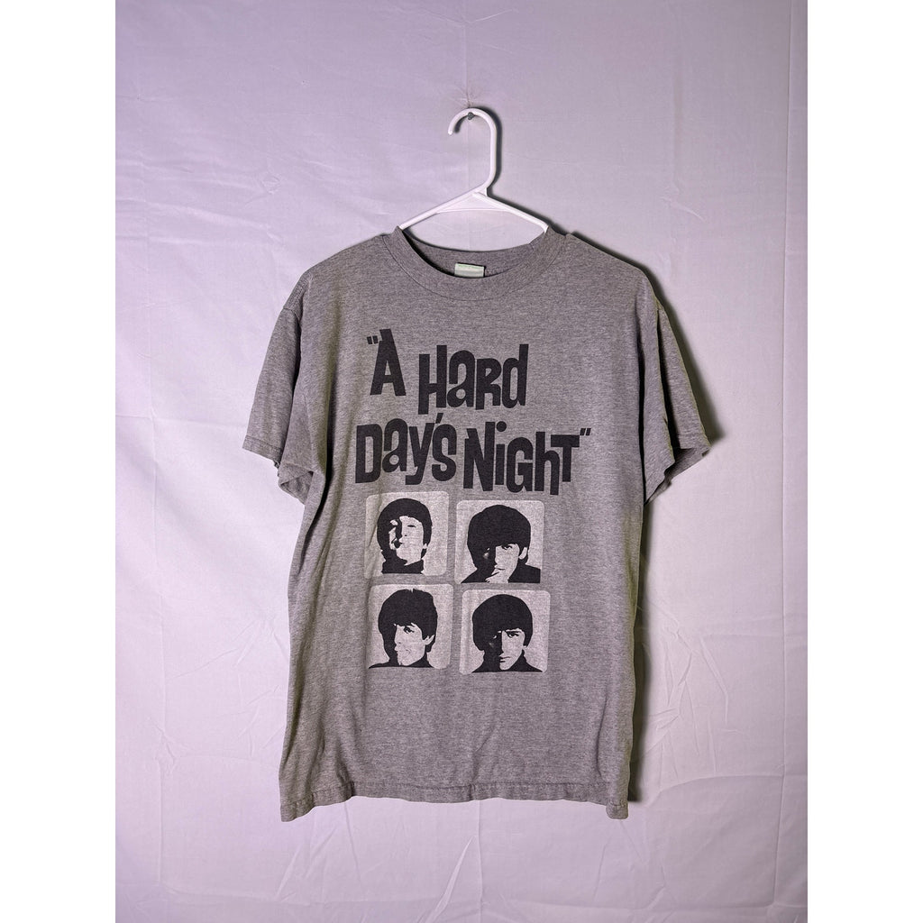 Vintage Y2K The Beatles A Hard Day's Night Graphic Print T-shirt Size Medium