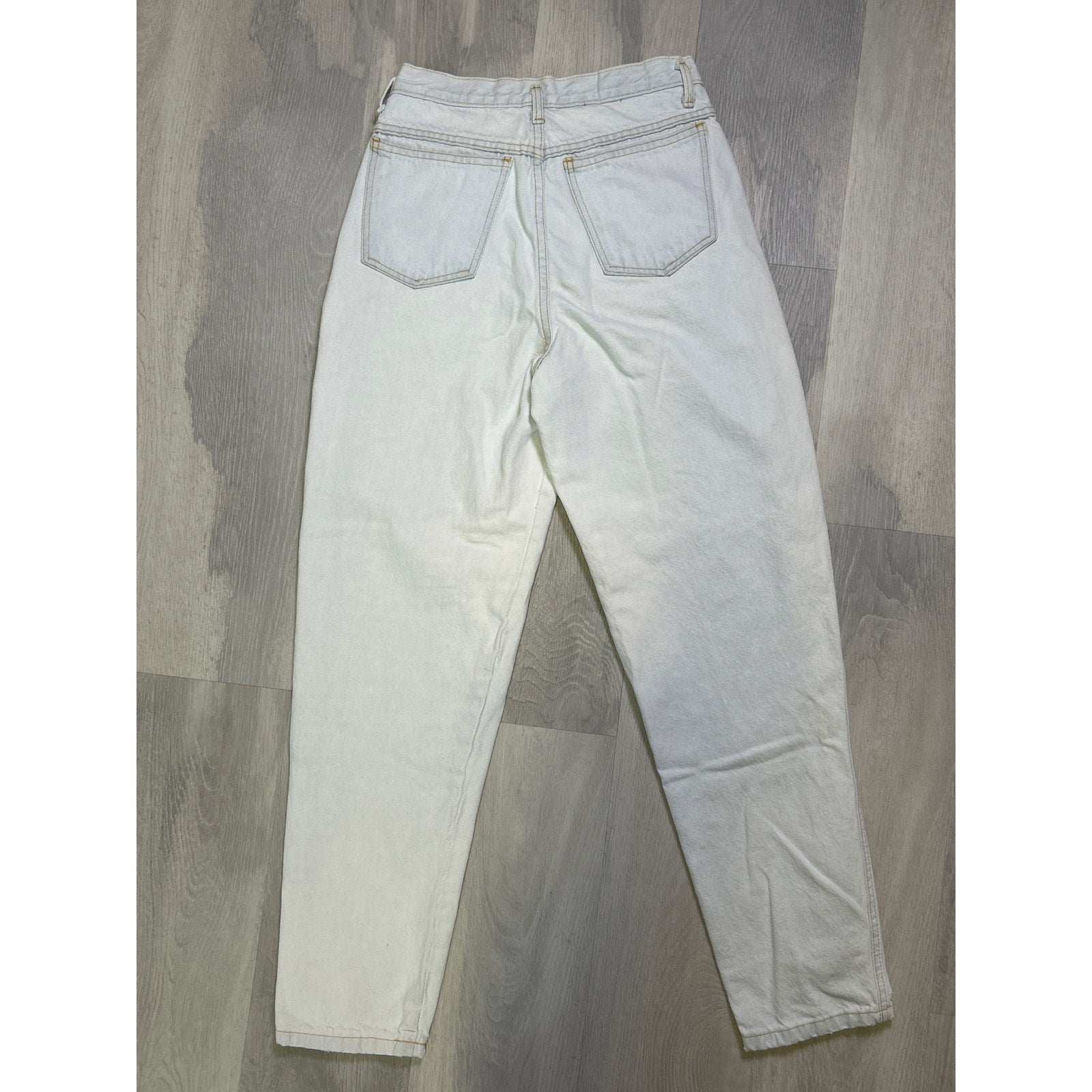 Vintage 80s Republic Denim Light Wash High Waist Skinny Jeans Fits Size Medium