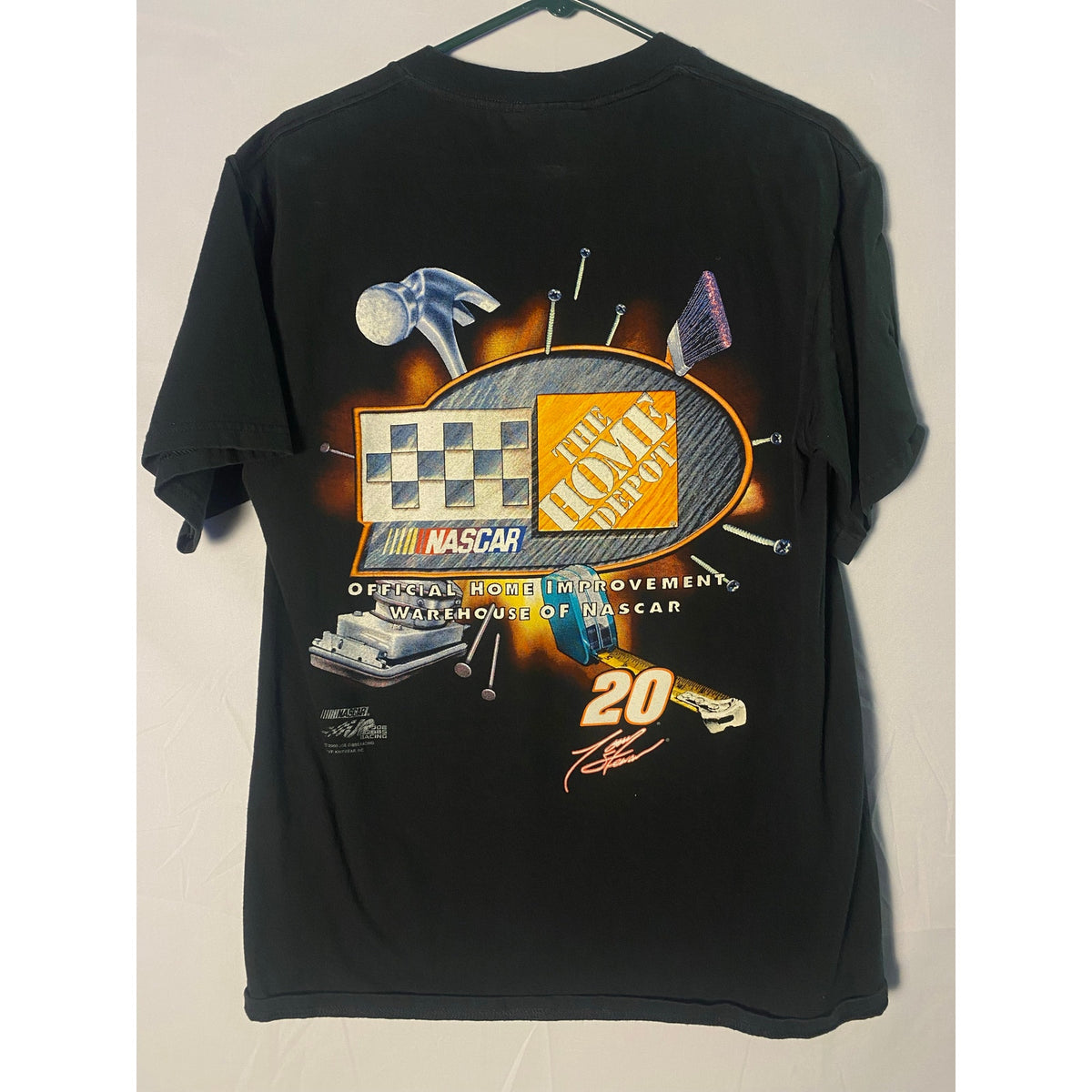 Chase Authentics Home Depot NASCAR #20 Racing Graphic T-shirt Men's Medium