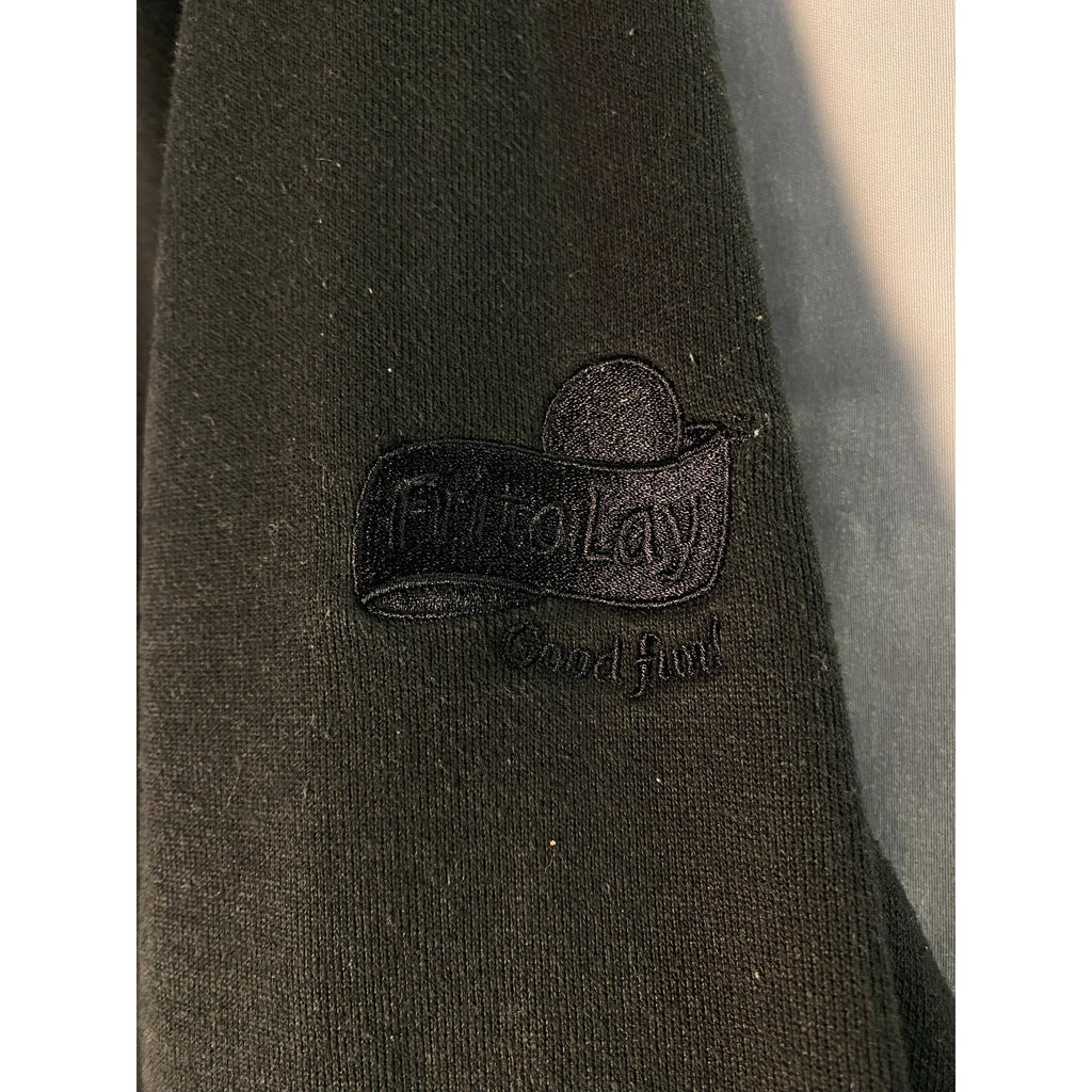 Black Carhartt Crewneck w/Frito-Lay Embroidery (minor stain on torso)