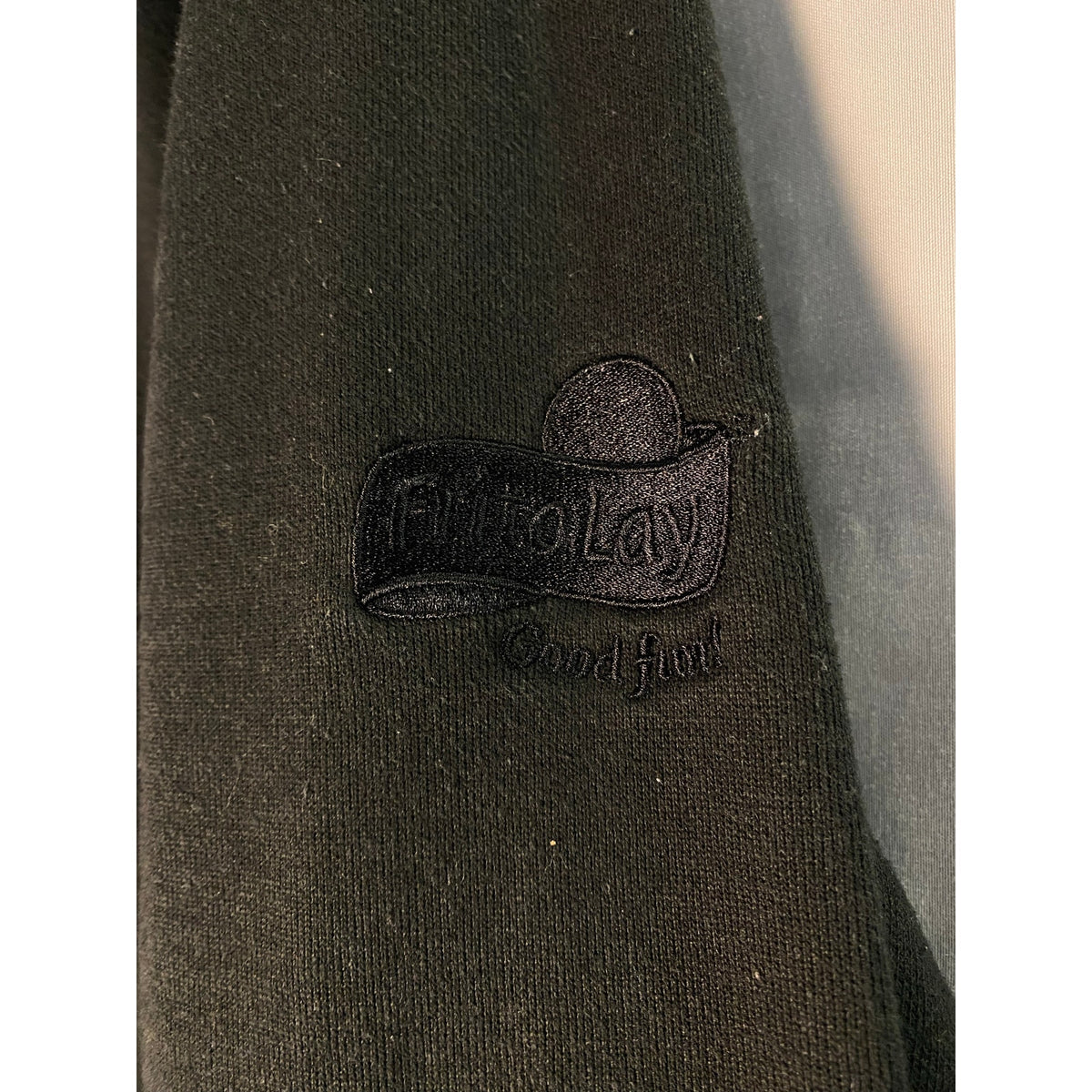 Black Carhartt Crewneck w/Frito-Lay Embroidery (minor stain on torso)