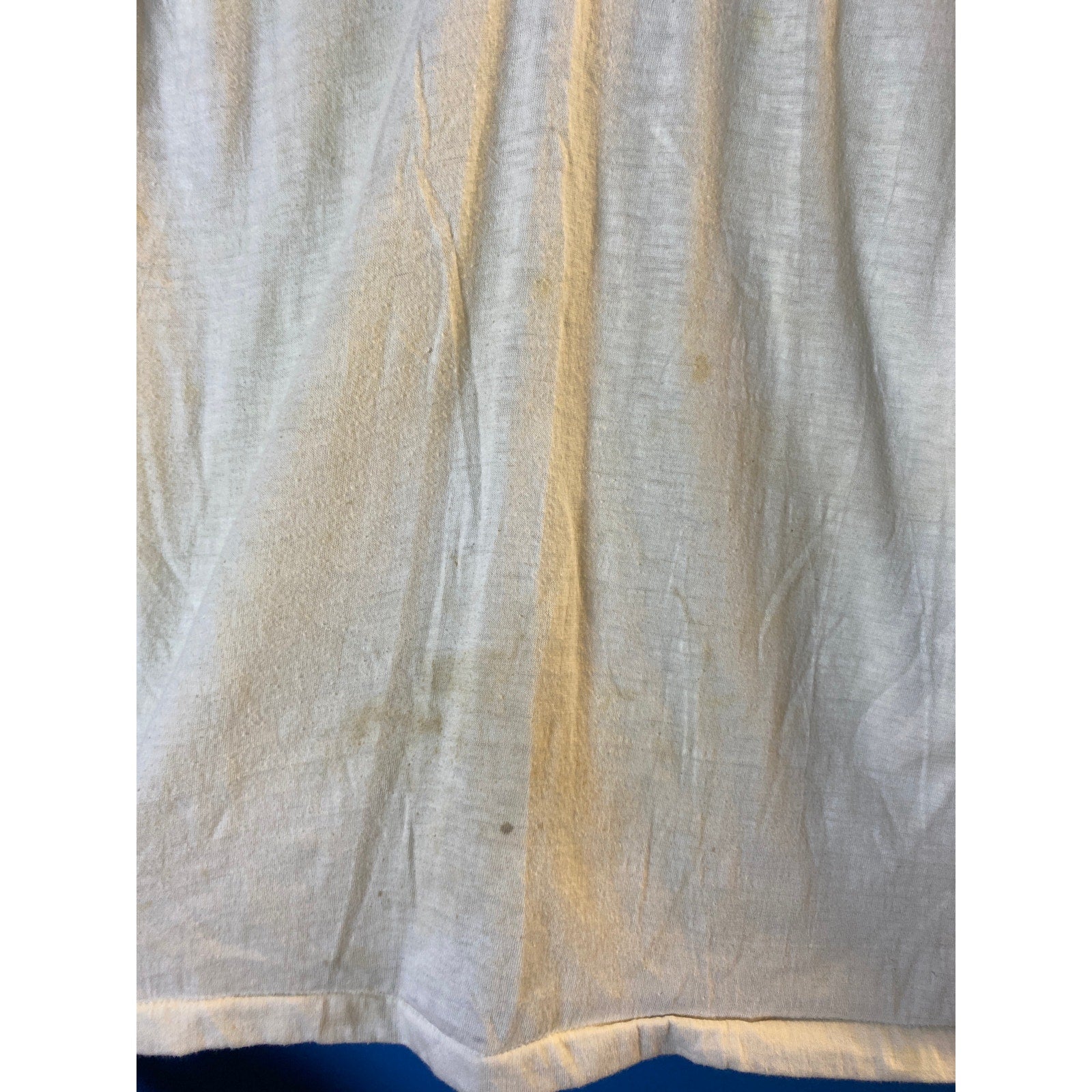 80s Vintage White Red Blue Tank Top Sleeveless Women's Size Medium