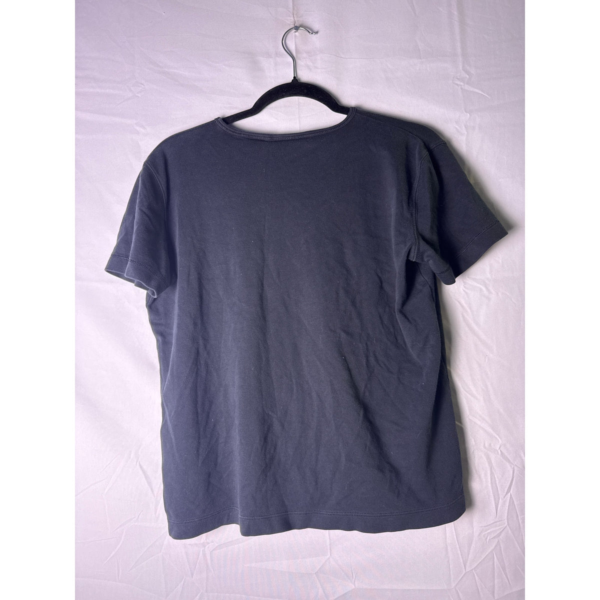 Vintage Liz Clairborne Embroidered Logo Crewneck Short Sleeve Black Shirt Small