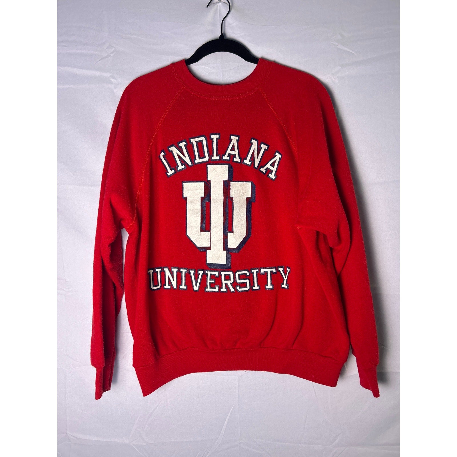 Tultex Indiana University Red Crewneck Pullover Sweatshirt Men's Size XL