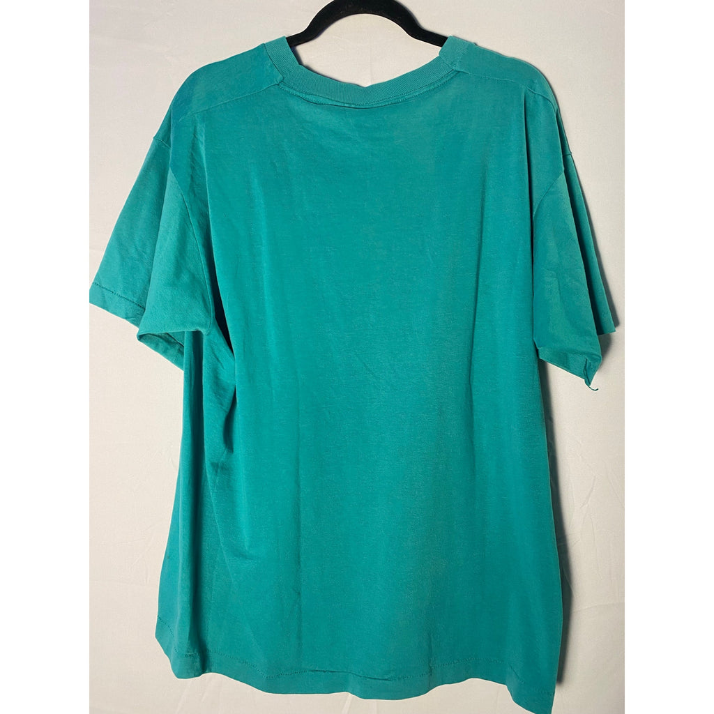 Screen Stars Best It takes lots of BALLS to golf the way I do! Teal Shirt Men XL