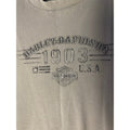 Harley Davidson 1903 Chattahoochee Columbus, CA Graphic Print Gray Shirt L/XL