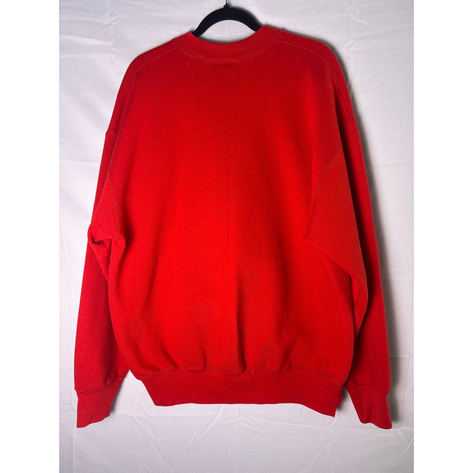 RB Apparel Embroidered Indiana University Red Crewneck Sweatshirt Pullover XL
