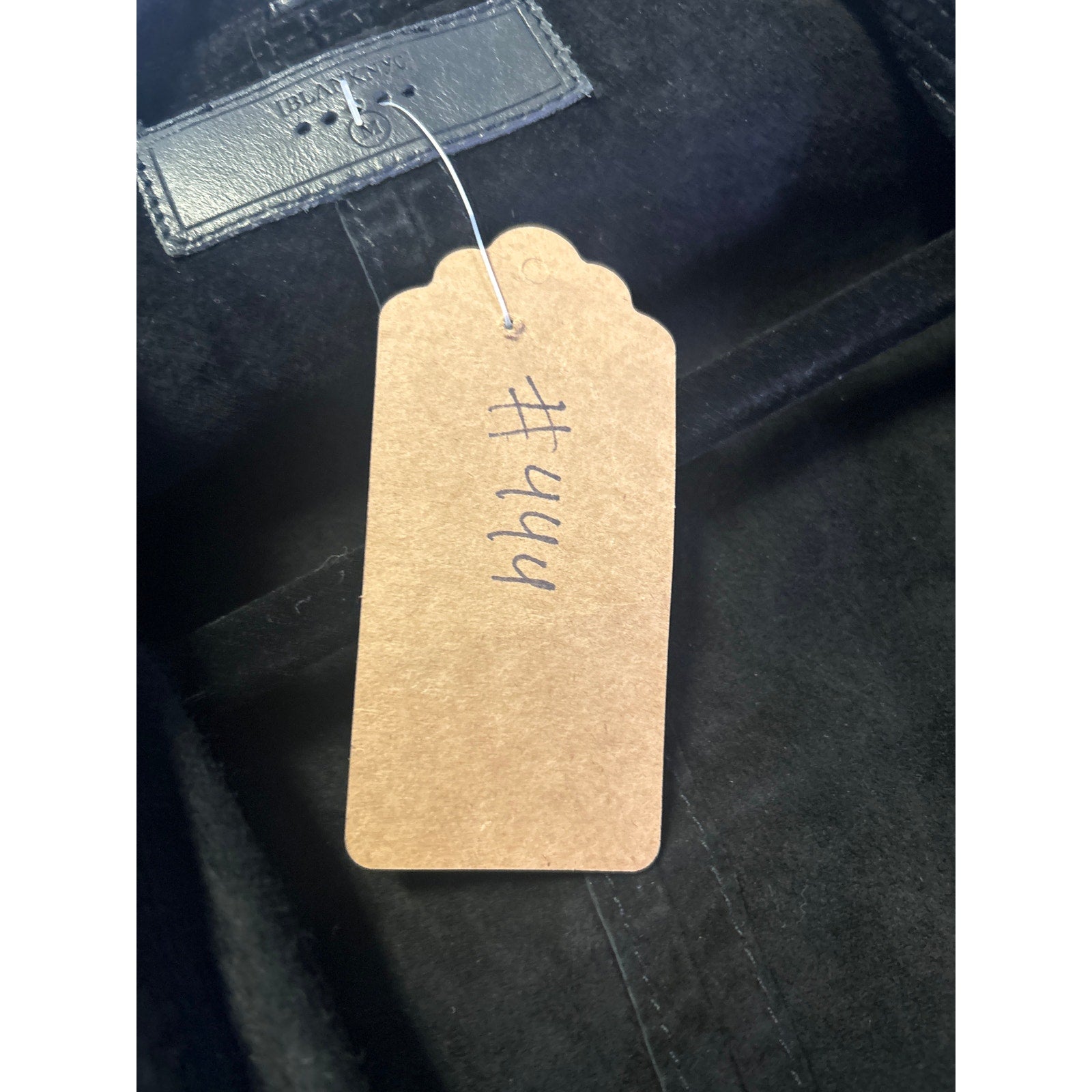 Blank NYC Modern Black Suede Drape Cardigan Jacket Women's Size Large