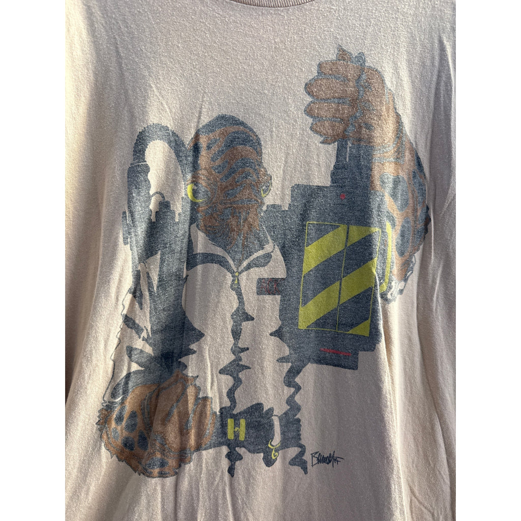 Tee Fury Star Wars Printed Brown Shirt Short Sleeve Men's Size XXL
