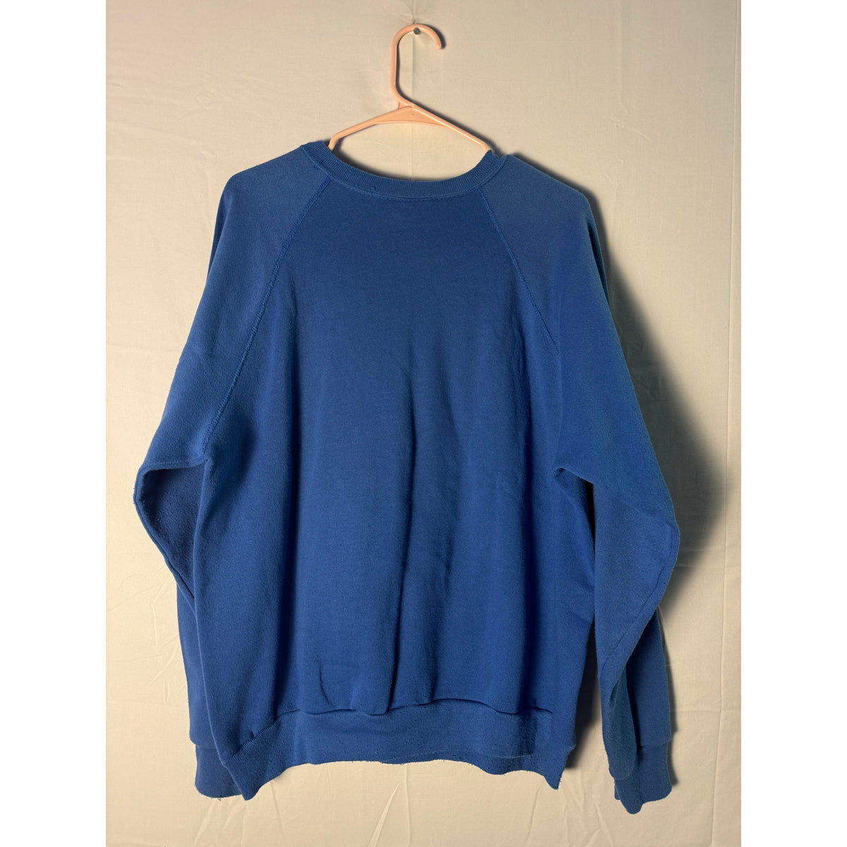 Tultex Solid Royal Blue Crewneck Pullover Sweatshirt Women's Size XL