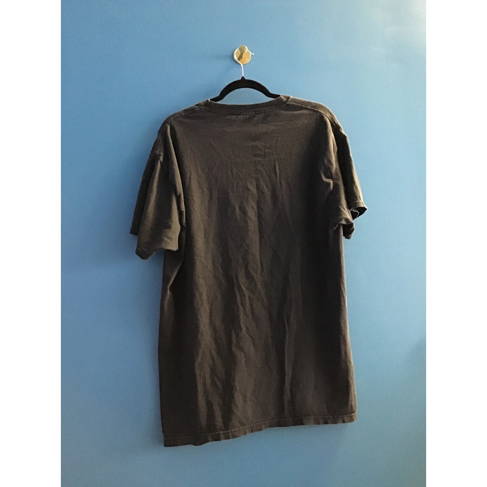 Y2K Hanes Streetwear Sword Play Graphic Print Black Shirt Adult Size Large