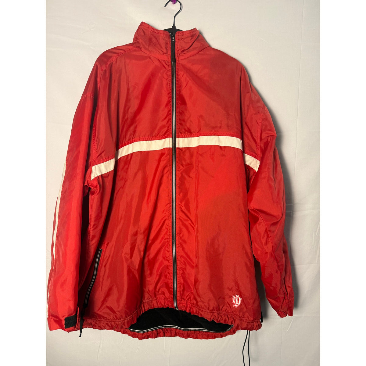 Pro Edge IU INDIANA Red Windbreaker Bomber Jacket Full Zip Men's Size 2XL