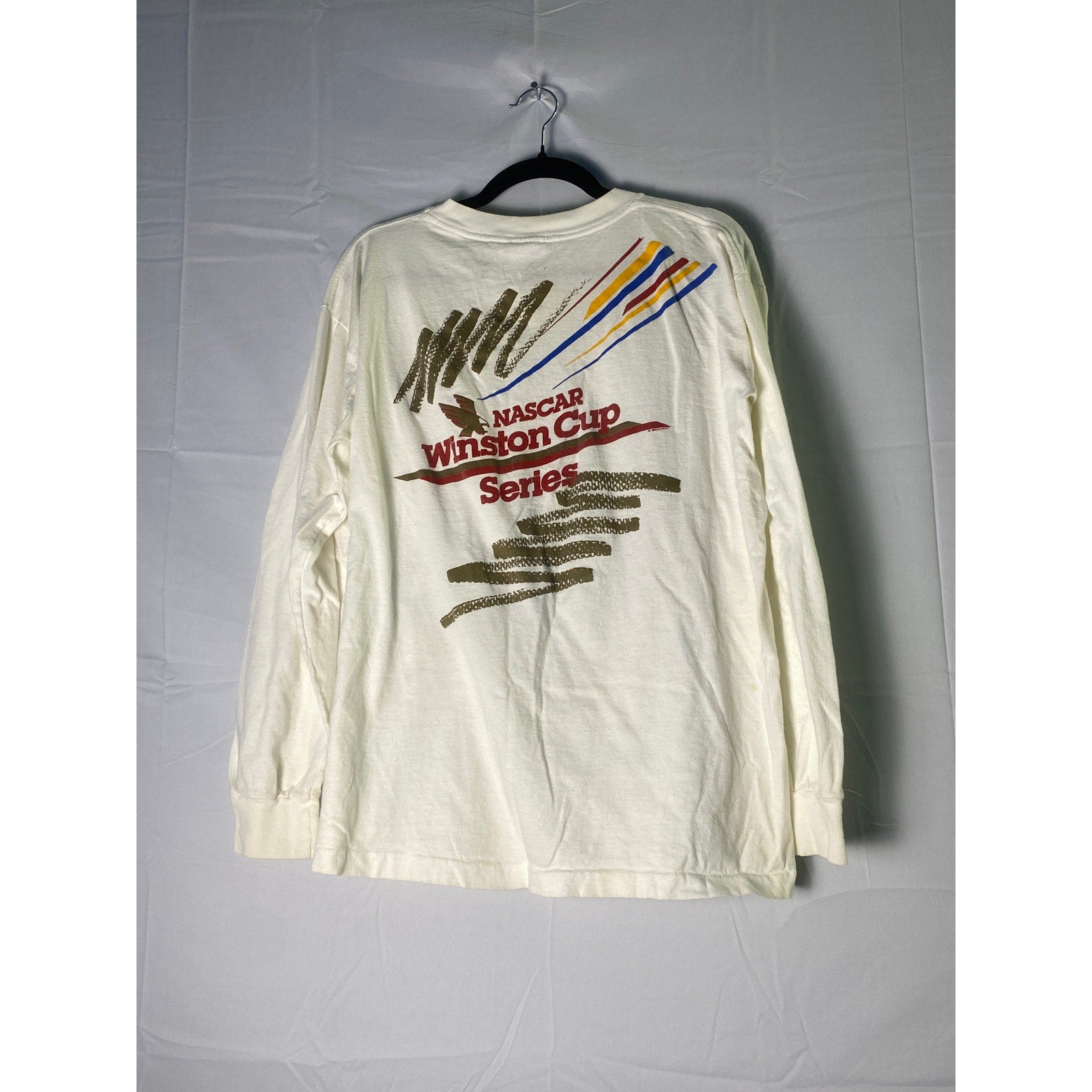 Vintage NASCAR Winston Cup Series Bristol Single Stitch Long Sleeve T-Shirt XL