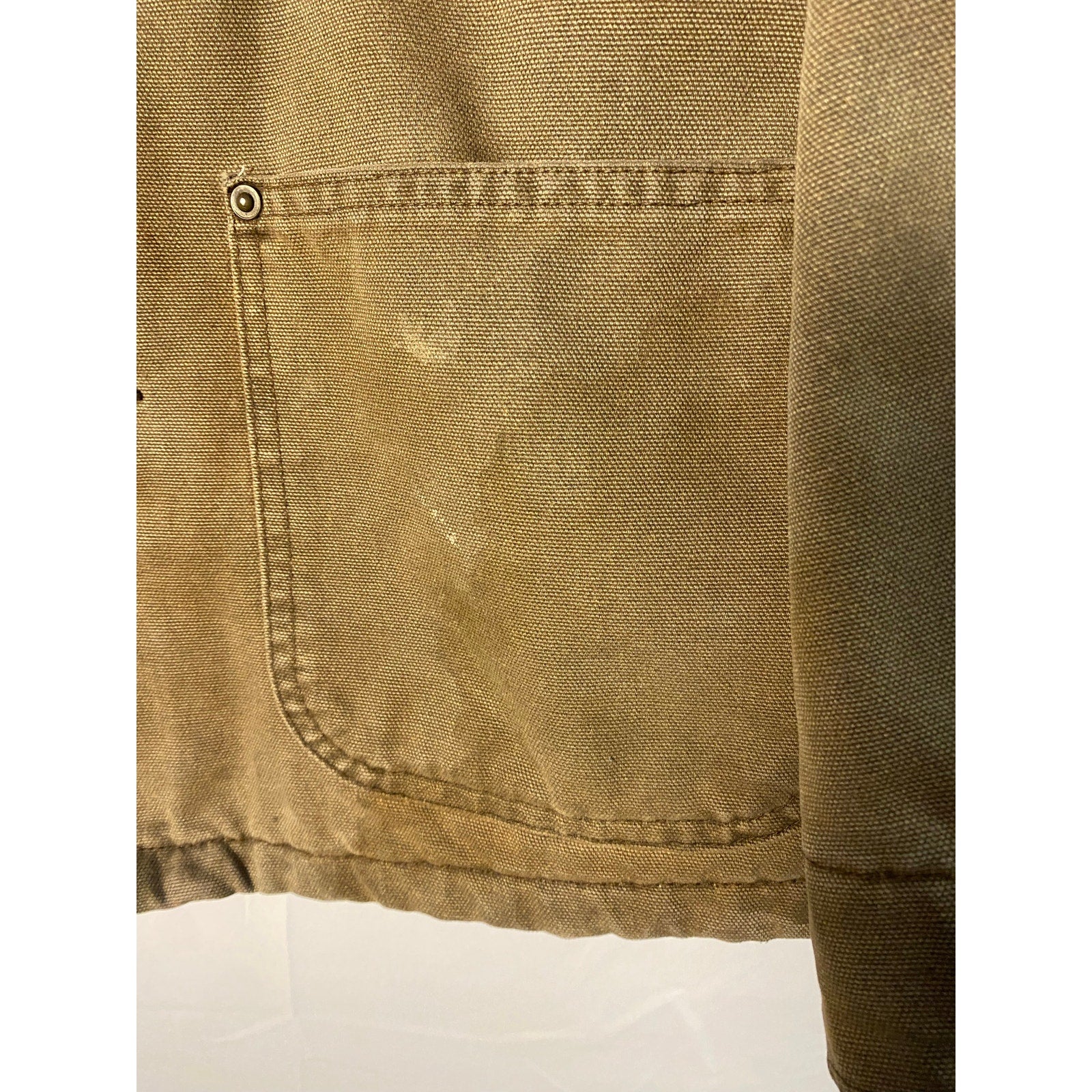 1999 Carhartt Blanket Lined Heavy Zip-Up Jacket w/Stains