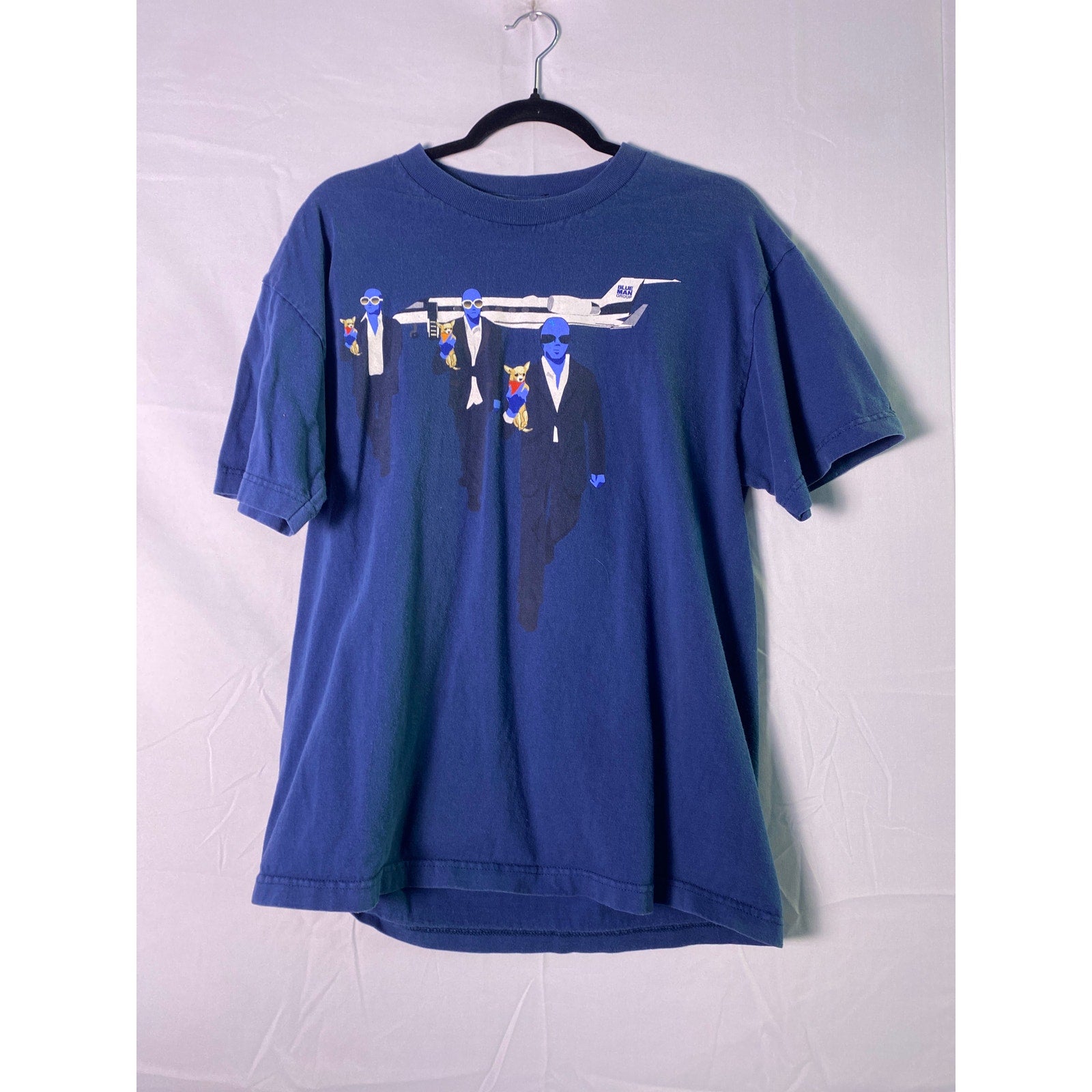 Blue Man Group Tour 2.0 How To Be a Megastar T-shirt Crew Neck Men's Size Large