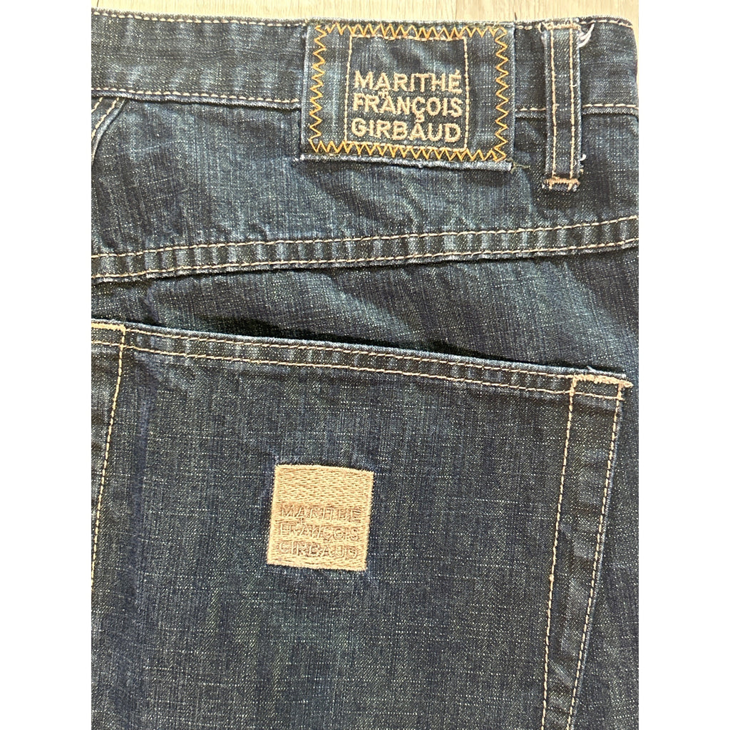 Marithe + Francois Girbaud Straight Leg Dark Wash Jeans Men's Size 40/34