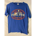 Vintage Artex 1987 NCAA New Orleans Final Four Graphic Print Blue T-shirt Large