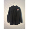 Winner’s Circle Bobby Labonte Racing Embroidered Black Button Down Men's Large