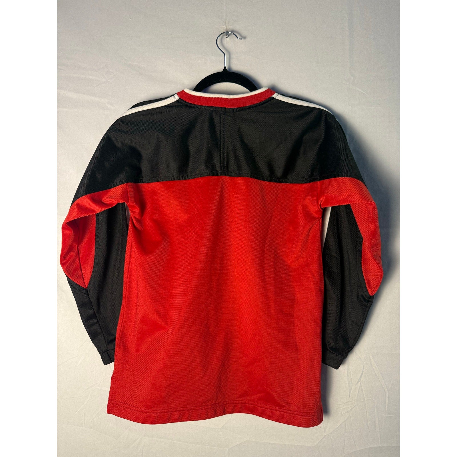 POLO GOLF Ralph Lauren Red Navy Full Zip Collar Jacket Fleece Men's Size Medium