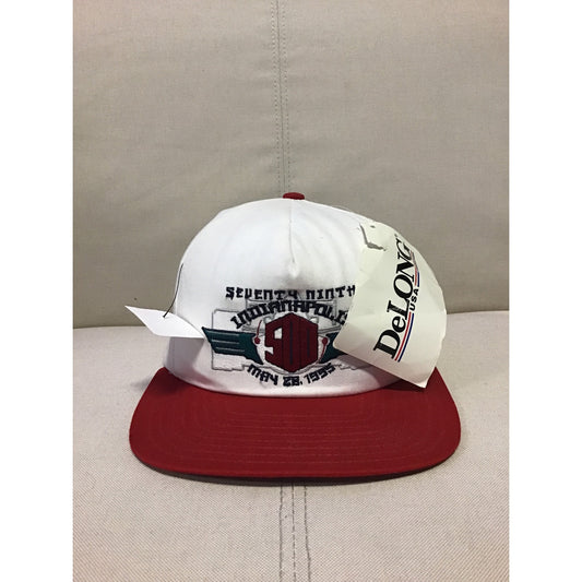 Vintage DeLong 1995 79th Indianapolis Indy 500 Snapback Hat Cap Firestone