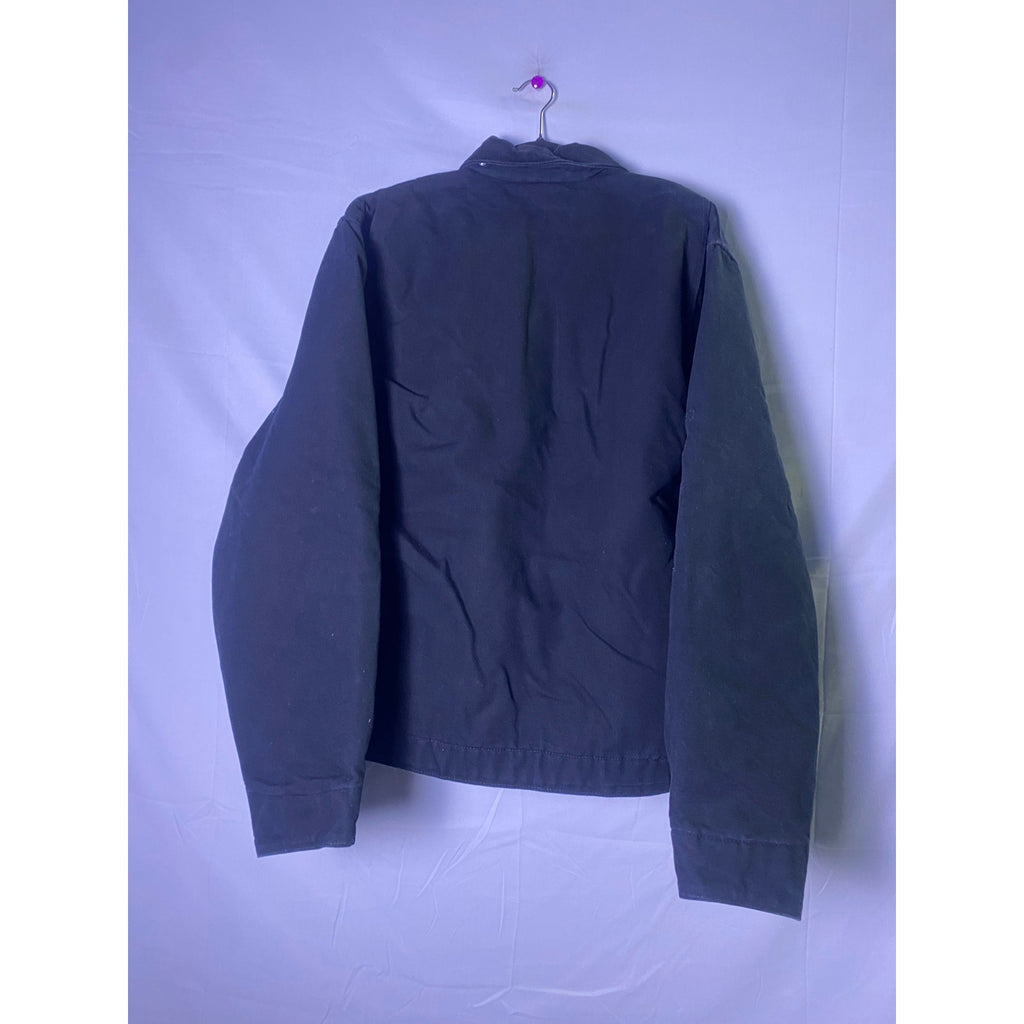 Carhartt Detroit Jacket Black Zip Pocket Blanket Lived Full Zip Men's Size XL