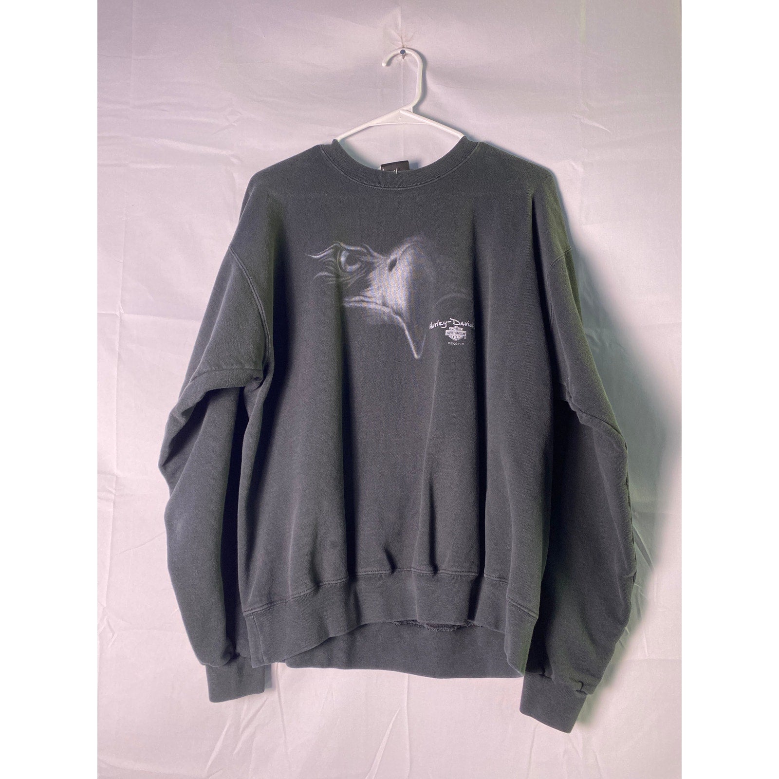 Harley Davidson Motorcycles Sturgis South Dakota Black Crewneck Sweatshirt Large