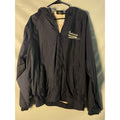 Vintage IU Indiana University Navy Blue Full Zip Windbreaker Jacket Mens Size XL