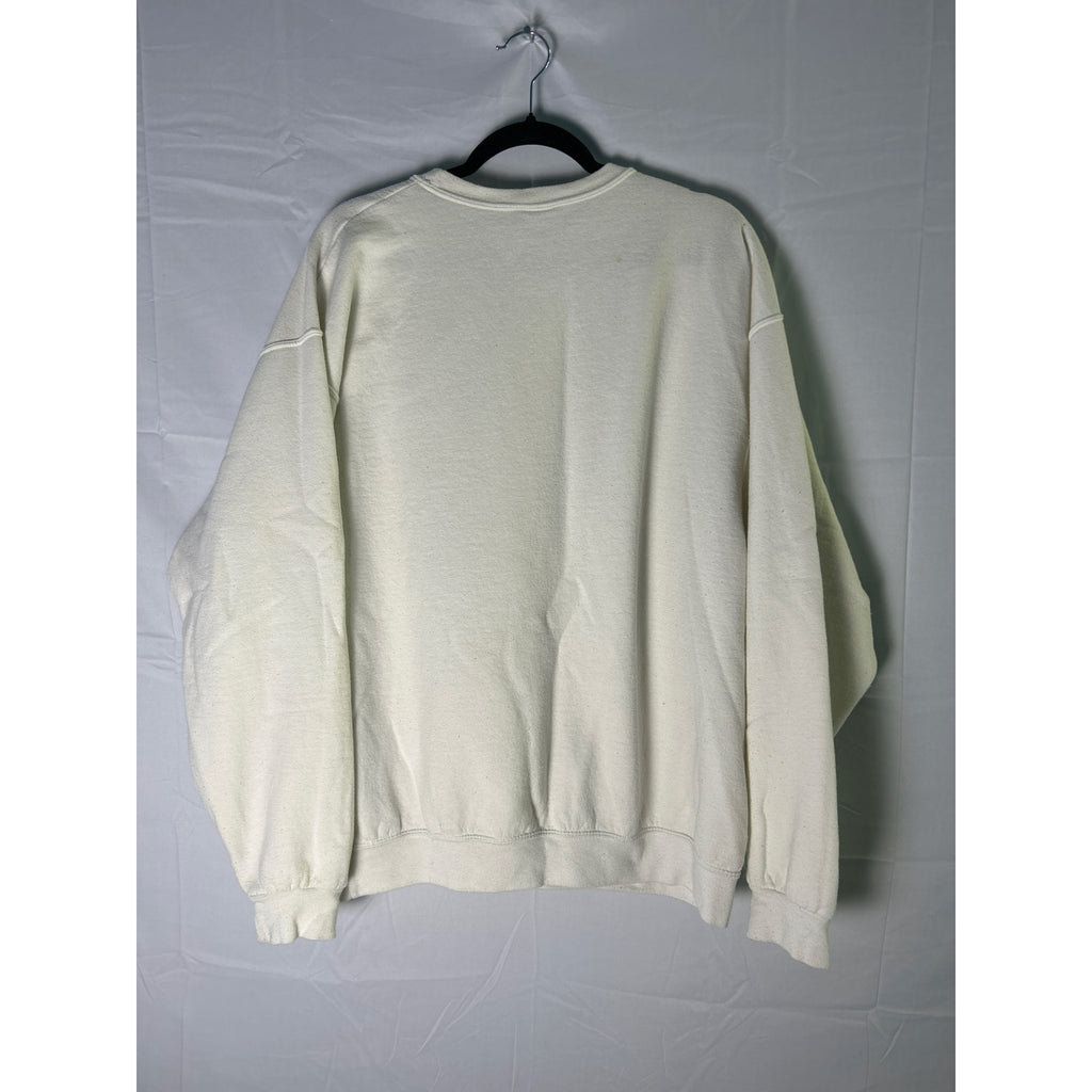 Indiana Hoosiers White Crewneck Sweatshirt Women's Size XL