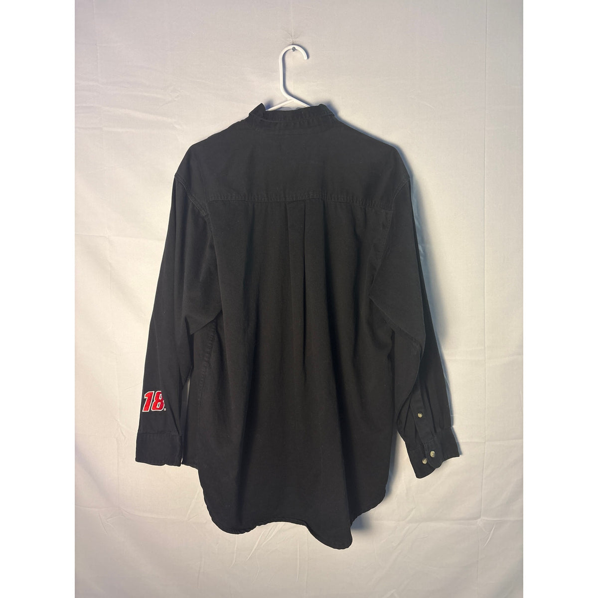 Winner’s Circle Bobby Labonte Racing Embroidered Black Button Down Men's Large