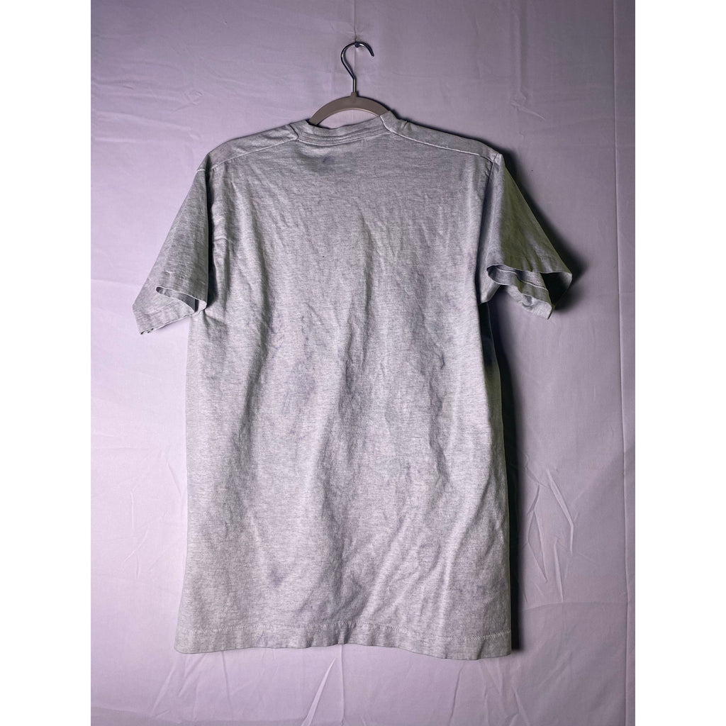 Vintage Fruit of the Loom EMT Graphic Print Gray T-Shirt Men's Size Large