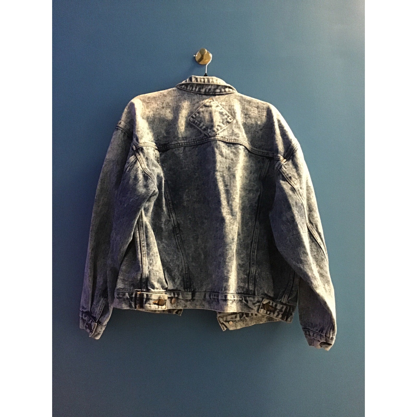Vintage Canyon River Blues Button Up Jean Jacket Acid Wash Men's Size Medium