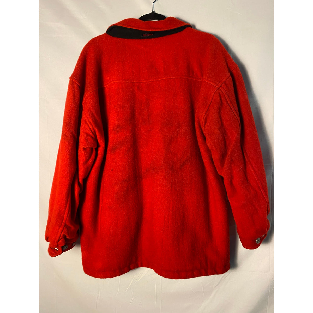 Heavy Weighted Red+Black Reversible Marlboro Zip-Up Coat