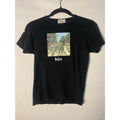2005 Beatles Abbey Road Graphic Baby Tee Black Shirt Women's Size Petite XS